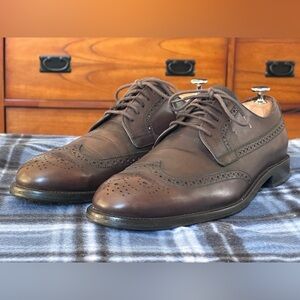 Tod's Wingtip  Brown Leather Men’s Oxfords Dress Shoes Size UK 10.5 US 11.5